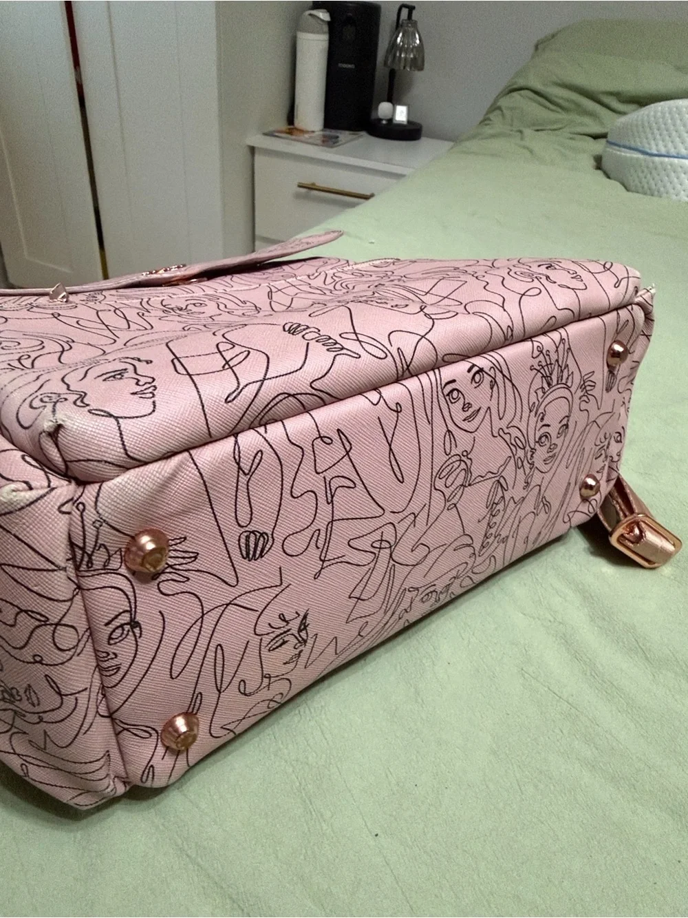 Freshly Picked Pink Disney Princess Mini Diaper Bag